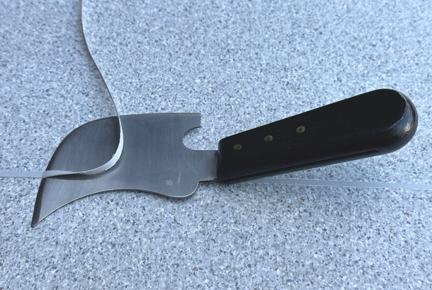 Quarter Moon Knife w/ Angled Blade