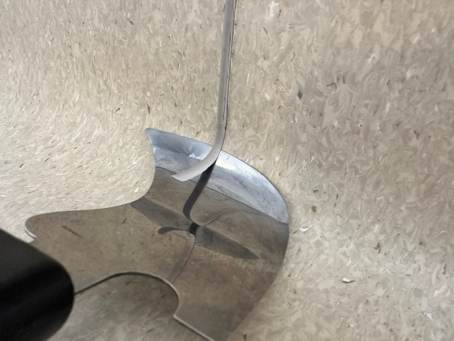 Quarter Moon Knife for Coving